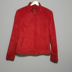 Tribal jacket women's size 6 red extensible/ stretch